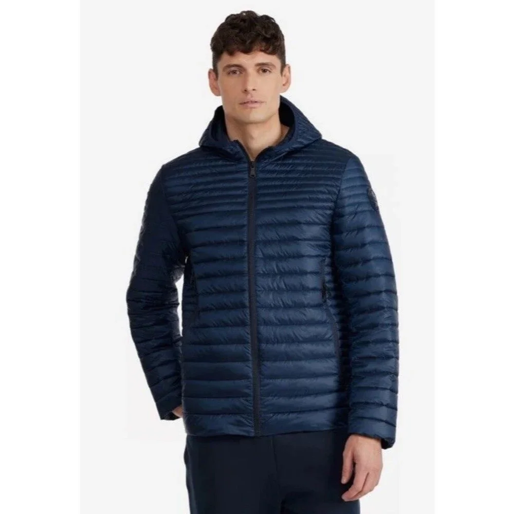 Pajar Canada Navy Osprey Channel Lightweight Packable Puffer Jacket NWT $229 Med